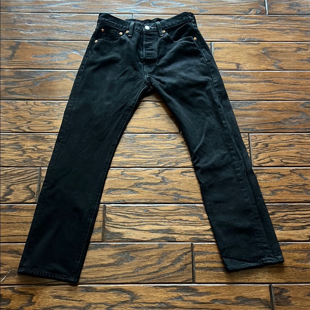 Levi's 501 Black Denim Jeans